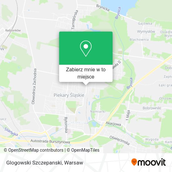 Mapa Glogowski Szczepanski