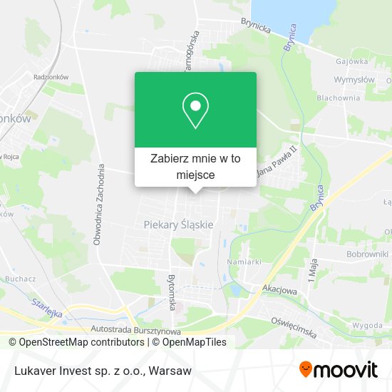 Mapa Lukaver Invest sp. z o.o.