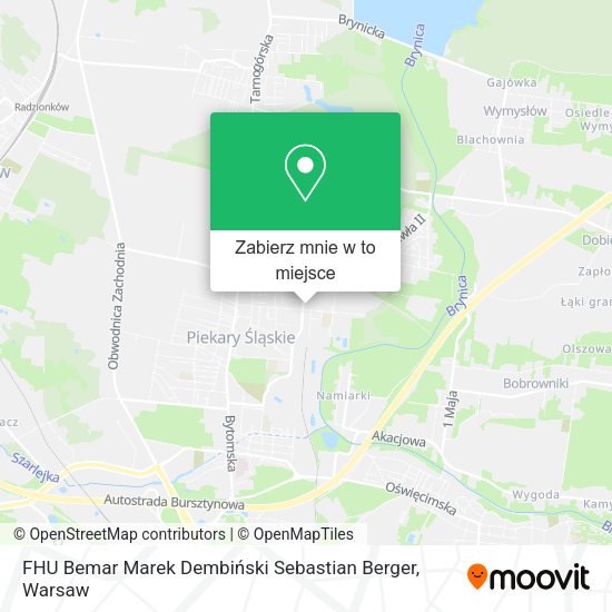 Mapa FHU Bemar Marek Dembiński Sebastian Berger