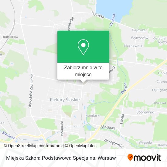 Mapa Miejska Szkoła Podstawowa Specjalna