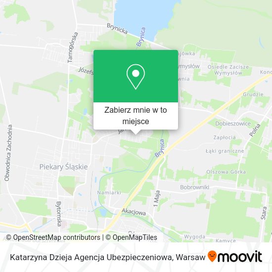 Mapa Katarzyna Dzieja Agencja Ubezpieczeniowa