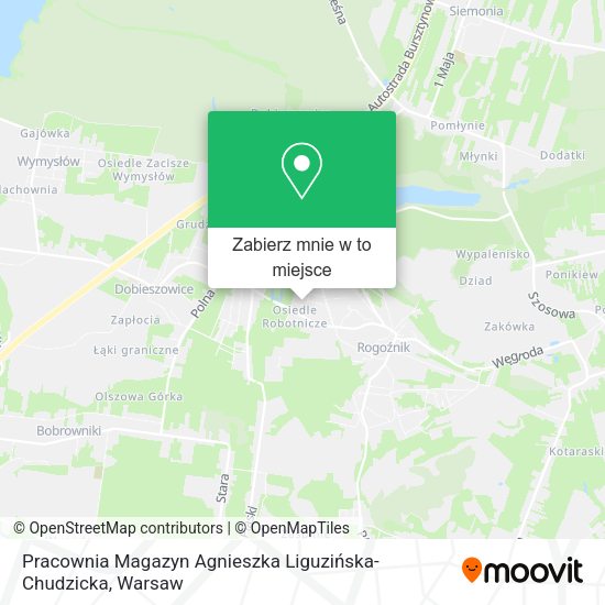 Mapa Pracownia Magazyn Agnieszka Liguzińska-Chudzicka