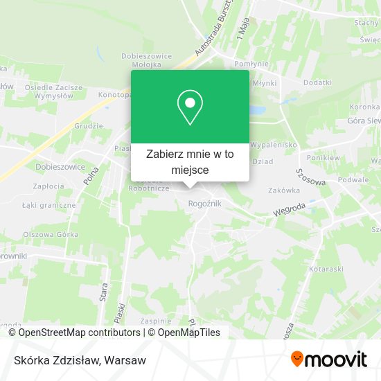 Mapa Skórka Zdzisław