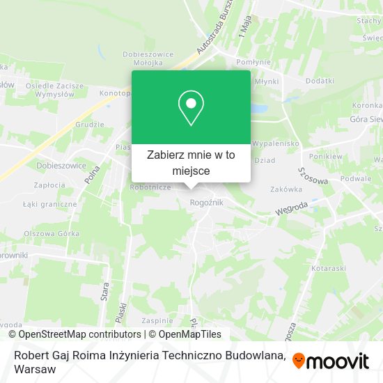 Mapa Robert Gaj Roima Inżynieria Techniczno Budowlana