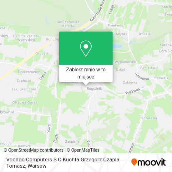 Mapa Voodoo Computers S C Kuchta Grzegorz Czapla Tomasz