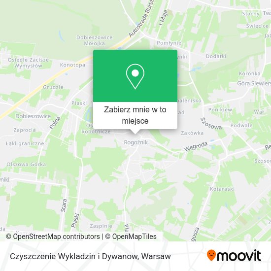 Mapa Czyszczenie Wykladzin i Dywanow