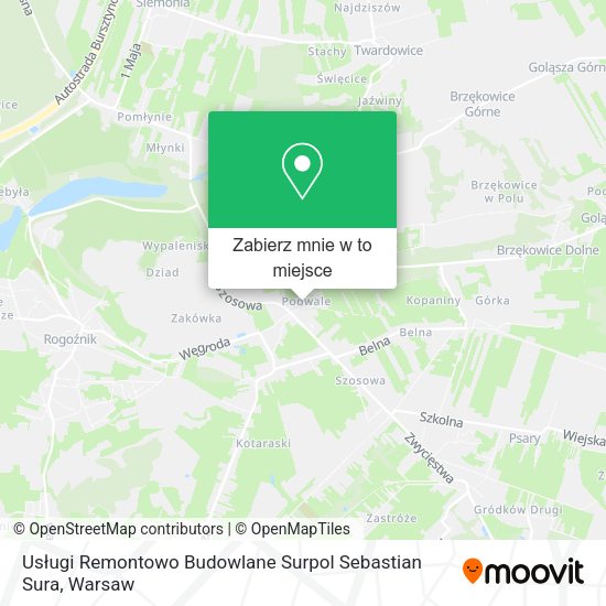 Mapa Usługi Remontowo Budowlane Surpol Sebastian Sura