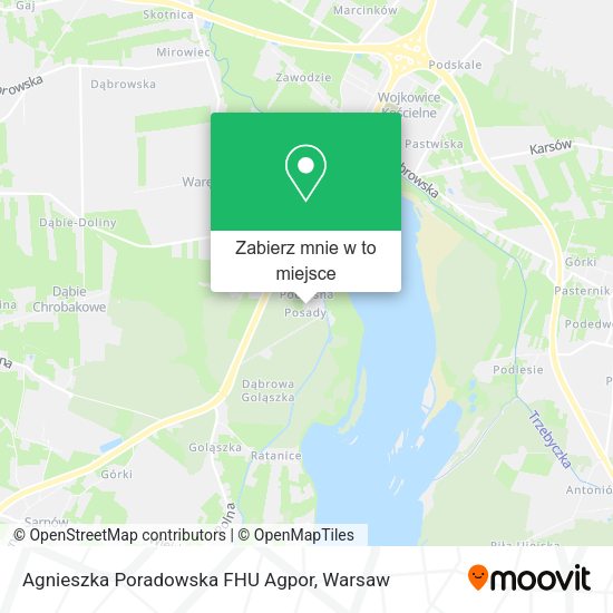 Mapa Agnieszka Poradowska FHU Agpor