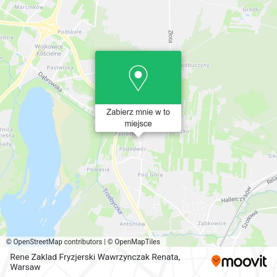 Mapa Rene Zaklad Fryzjerski Wawrzynczak Renata