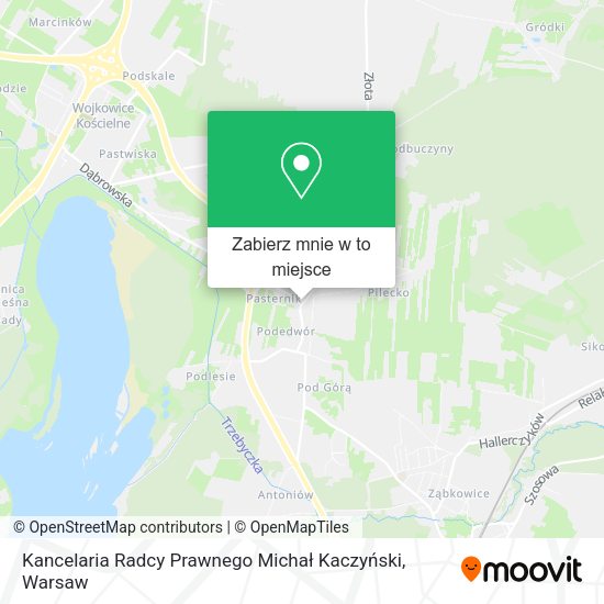 Mapa Kancelaria Radcy Prawnego Michał Kaczyński