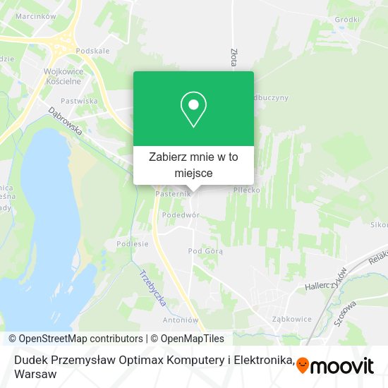 Mapa Dudek Przemysław Optimax Komputery i Elektronika