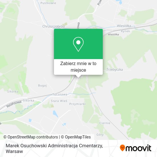 Mapa Marek Osuchowski Administracja Cmentarzy