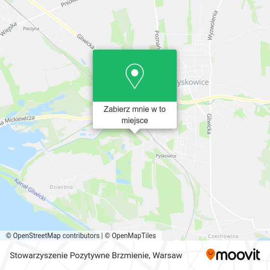 Mapa Stowarzyszenie Pozytywne Brzmienie