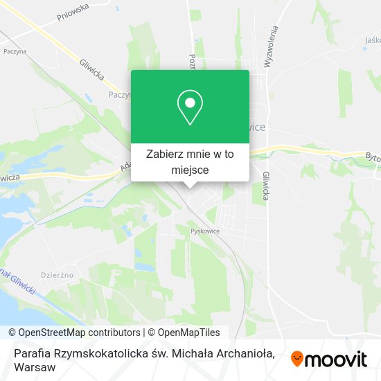 Mapa Parafia Rzymskokatolicka św. Michała Archanioła