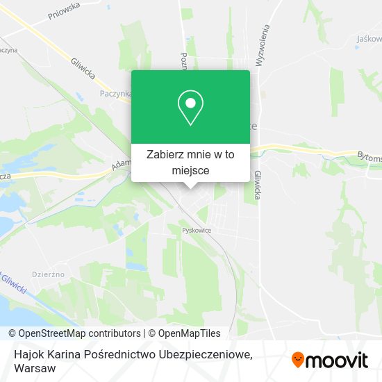 Mapa Hajok Karina Pośrednictwo Ubezpieczeniowe