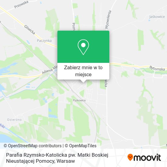 Mapa Parafia Rzymsko-Katolicka pw. Matki Boskiej Nieustającej Pomocy