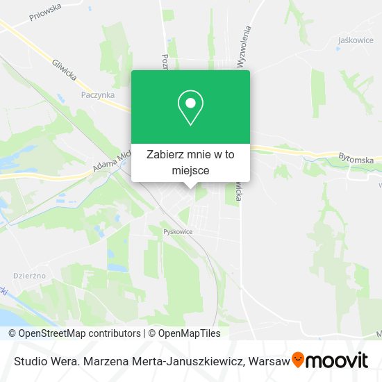 Mapa Studio Wera. Marzena Merta-Januszkiewicz