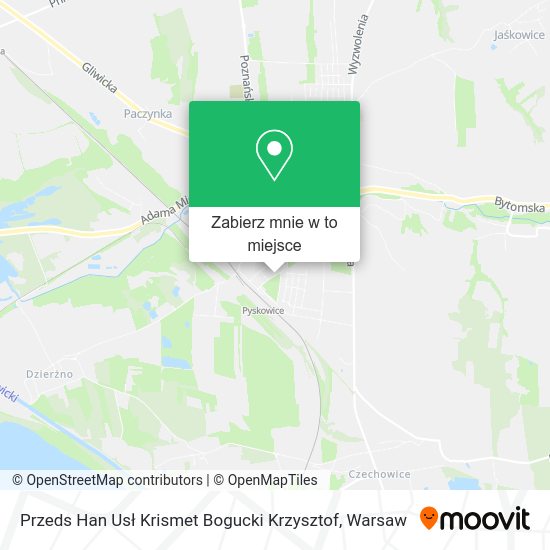 Mapa Przeds Han Usł Krismet Bogucki Krzysztof