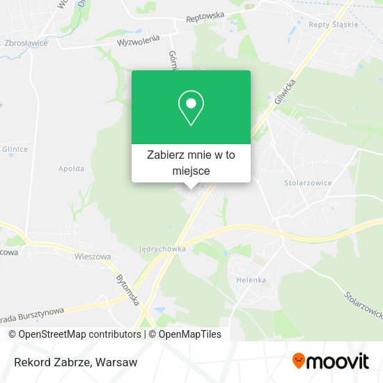 Mapa Rekord Zabrze