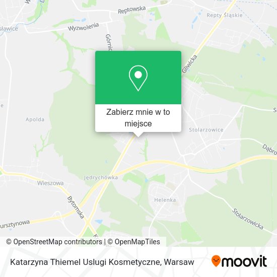 Mapa Katarzyna Thiemel Uslugi Kosmetyczne