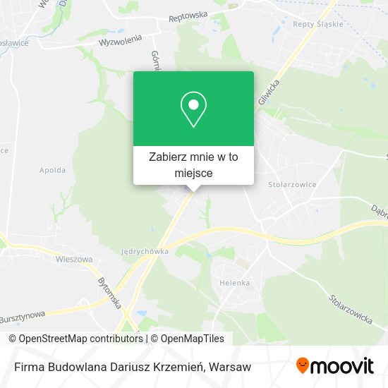 Mapa Firma Budowlana Dariusz Krzemień