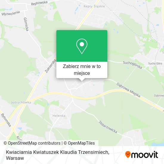 Mapa Kwiaciarnia Kwiatuszek Klaudia Trzensimiech