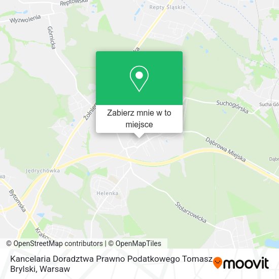 Mapa Kancelaria Doradztwa Prawno Podatkowego Tomasz Brylski