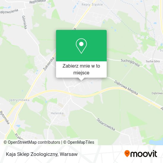 Mapa Kaja Sklep Zoologiczny