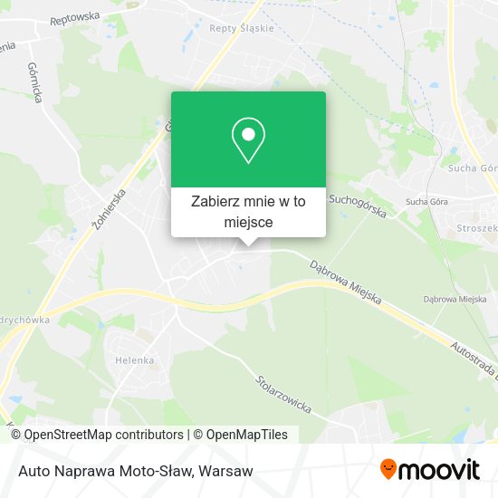 Mapa Auto Naprawa Moto-Sław