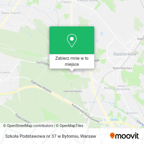 Mapa Szkoła Podstawowa nr 37 w Bytomiu