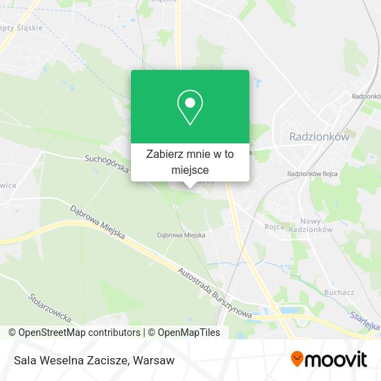 Mapa Sala Weselna Zacisze