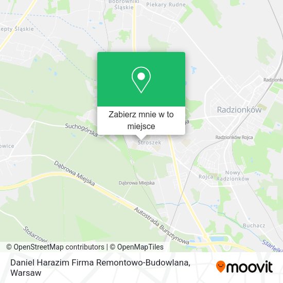 Mapa Daniel Harazim Firma Remontowo-Budowlana