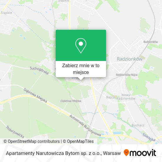 Mapa Apartamenty Narutowicza Bytom sp. z o.o.