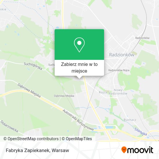 Mapa Fabryka Zapiekanek