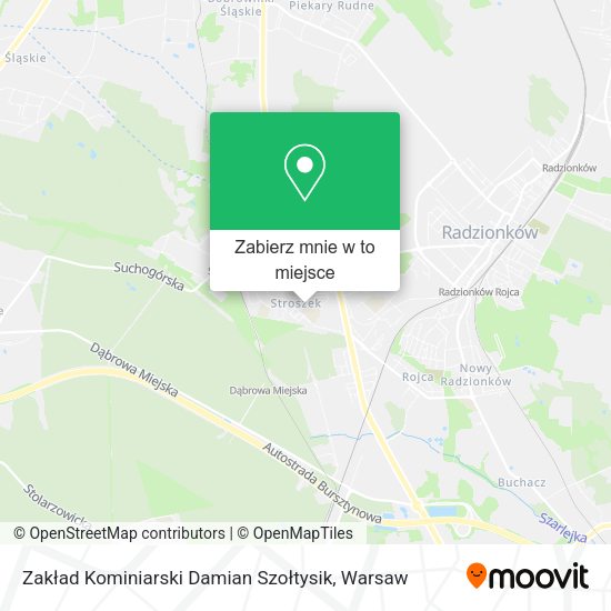 Mapa Zakład Kominiarski Damian Szołtysik