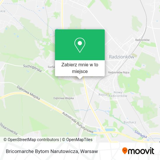 Mapa Bricomarche Bytom Narutowicza