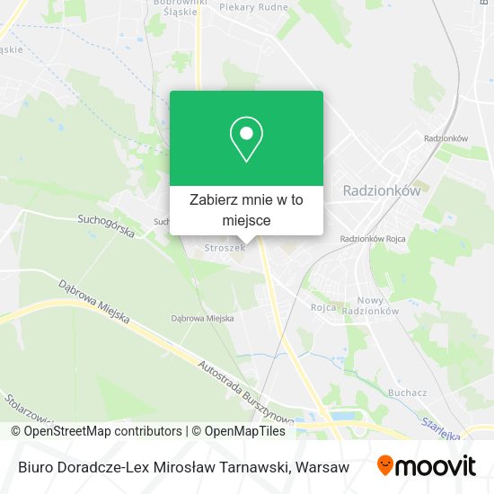 Mapa Biuro Doradcze-Lex Mirosław Tarnawski