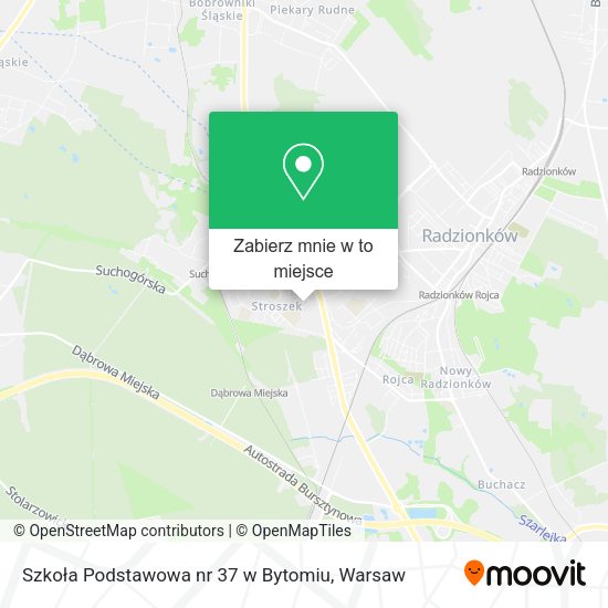 Mapa Szkoła Podstawowa nr 37 w Bytomiu