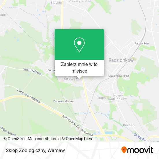 Mapa Sklep Zoologiczny