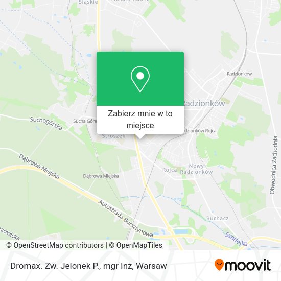 Mapa Dromax. Zw. Jelonek P., mgr Inż