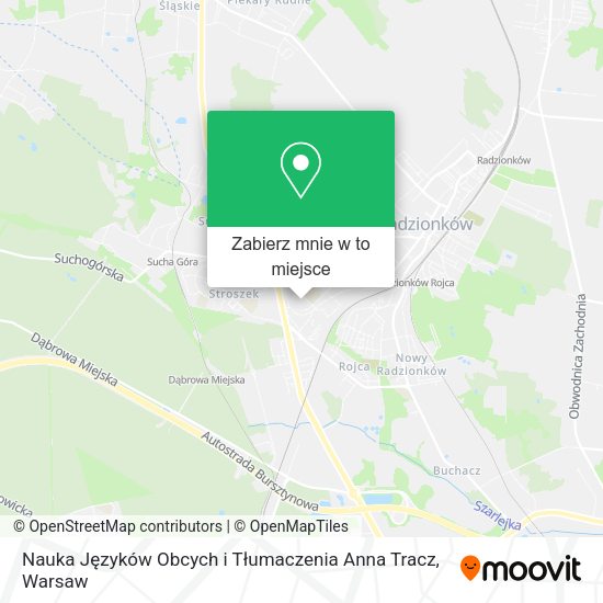 Mapa Nauka Języków Obcych i Tłumaczenia Anna Tracz