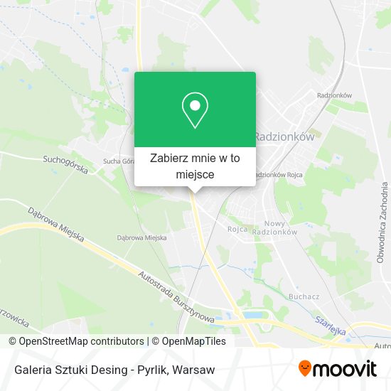 Mapa Galeria Sztuki Desing - Pyrlik