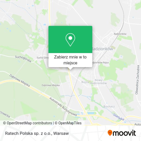 Mapa Ratech Polska sp. z o.o.