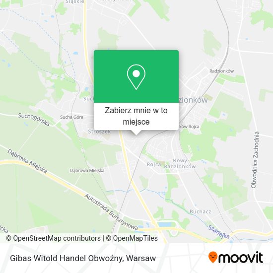 Mapa Gibas Witold Handel Obwoźny