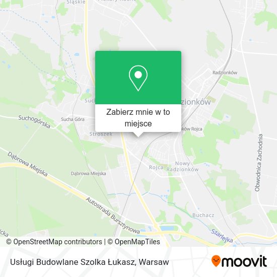 Mapa Usługi Budowlane Szolka Łukasz