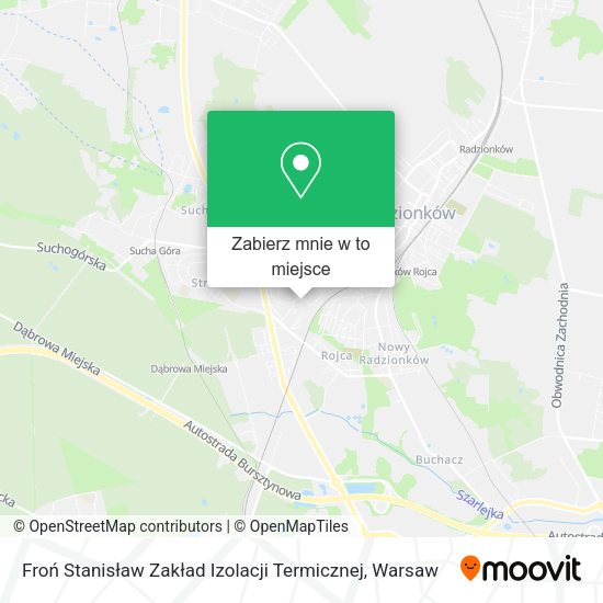 Mapa Froń Stanisław Zakład Izolacji Termicznej