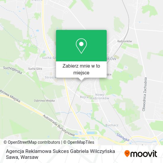 Mapa Agencja Reklamowa Sukces Gabriela Wilczyńska Sawa