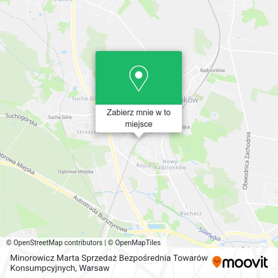 Mapa Minorowicz Marta Sprzedaż Bezpośrednia Towarów Konsumpcyjnych