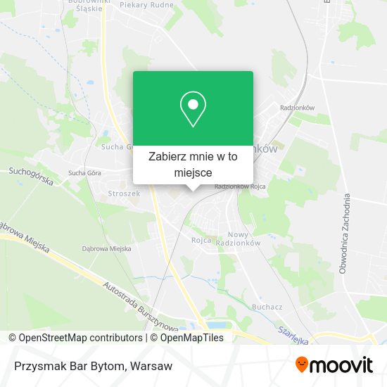 Mapa Przysmak Bar Bytom