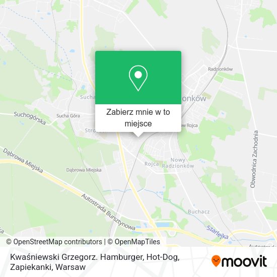 Mapa Kwaśniewski Grzegorz. Hamburger, Hot-Dog, Zapiekanki